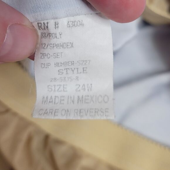 Y2K/90s VINTAGE cloud print top side tie bikini tankini plus size 2X - Picture 7 of 9